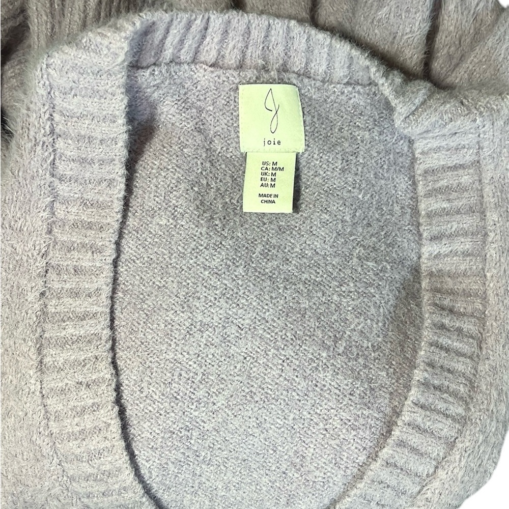 Joie Balloon Sleeve Lilac Cardigan Size M - Picture 8 of 9